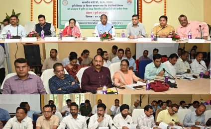 कृषि मंत्री ने रायपुर और दुर्ग संभाग के अधिकारियों की बैठक लेकर विभागीय योजनाओं एवं खरीफ तैयारियों की गहन समीक्षा